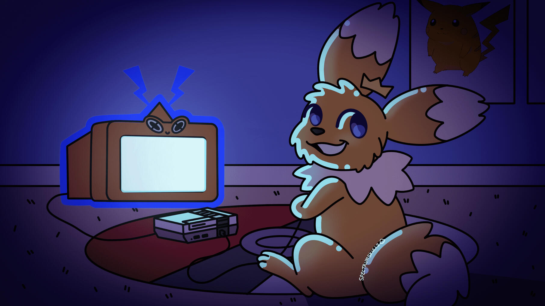 Eevee Banner Comm [Pokemon]